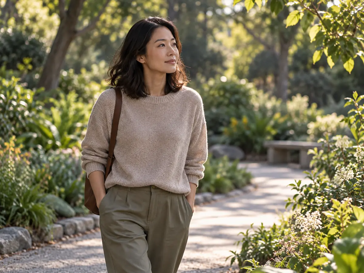 Woman walking outdoors, representing OCD recovery and support at Essendon Private Clinic